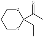 Ethanone, 1-(2-ethyl-1,3-dioxan-2-yl)- (9CI) 구조식 이미지