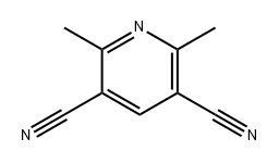 2,6-Dimethyl-3,5-dicyanopyridine Structure