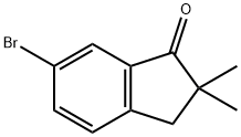 6-BROMO-2,3-DIHYDRO-2,2-DIMETHYL-1H-INDEN-1-ONE Structure