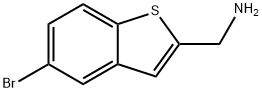 (5-브로모벤조[B]티오펜-2-YL)메타나민 구조식 이미지