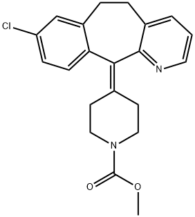데슬로라타딘N-카르복실산메틸에스테르 구조식 이미지
