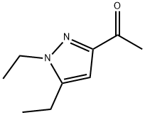 Ethanone, 1-(1,5-diethyl-1H-pyrazol-3-yl)- (9CI) Structure