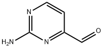 4-Pyrimidinecarboxaldehyde, 2-amino- (9CI) 구조식 이미지