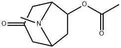 6-ACETHYOXY-8-METHYL-8-AZABICYCLO(3.2.1)OCTAN-3-ONE 구조식 이미지