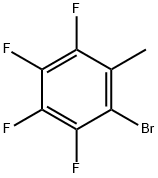 2-Bromo-3,4,5,6-tetrafluorotoluene Structure