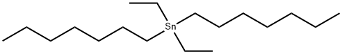 DI-N-HEPTYLDIETHYLTIN Structure