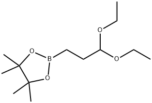 3,3-DIETHOXY-1-PROPYLBORONIC ACID PINACOL ESTER Structure