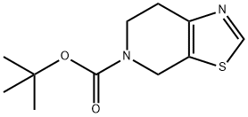 TERT-BUTYL 6,7-DIHYDROTHIAZOLO[5,4-C]PYRIDINE-5(4H)-CARBOXYLATE 구조식 이미지
