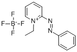 1-Ethyl-2-(phenylazo)-pyridinium tetrafluoroborate Structure