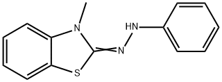 3-메틸-2-벤조티아졸리논페닐히드라존 구조식 이미지