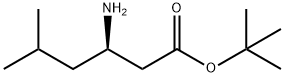 TERT-BUTYL (3R)-3-AMINO-5-METHYLHEXANOATE, 97 Structure