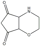 Cyclopent[b]-1,4-oxazine-5,7(2H,6H)-dione,  tetrahydro-  (9CI) 구조식 이미지