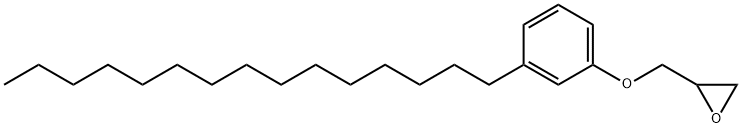 [(m-pentadecylphenoxy)methyl]oxirane Structure