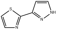 2-(1H-pyrazol-5-yl)thiazole Structure