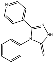 4-PHENYL-5-PYRIDIN-4-YL-4H-[1,2,4]TRIAZOLE-3-THIOL 구조식 이미지