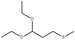 1,1-diethoxy-3-(methylthio)propane 구조식 이미지
