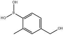 4-HydroxyMethyl-2-Methylphenylboronic acid Structure