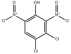 Phenol,3,4-dichloro-2,6-dinitro- 구조식 이미지