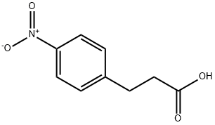 3-(4-Nitrophenyl)propanoic acid 구조식 이미지