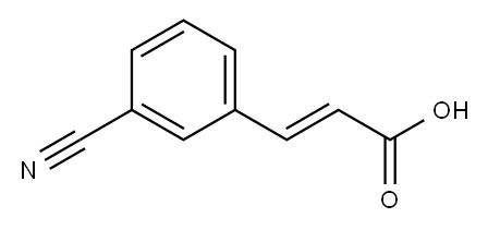 3-Cyanocinnamic acid 구조식 이미지