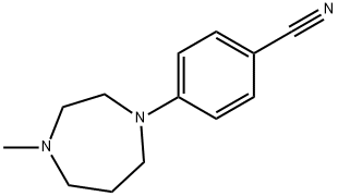 4-(4-METHYL-1,4-DIAZEPAN-1-YL)BENZONITRILE 97 Structure