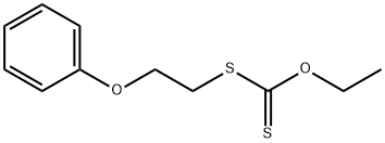 Dithiocarbonic acid O-ethyl S-(2-phenoxyethyl) ester Structure