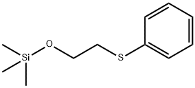 Trimethyl[2-(phenylthio)ethoxy]silane Structure