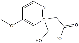 ACETIC ACID 4-METHOXY-PYRIDIN-2-YLMETHYL ESTER 구조식 이미지