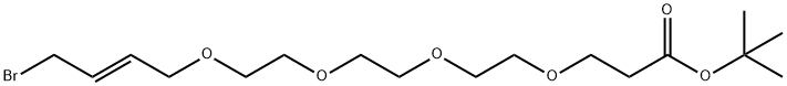 T-BUTYL TRANS-17-BROMO-4 7 10 13-TETRAOX Structure