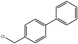 4-(Chloromethyl)biphenyl 구조식 이미지