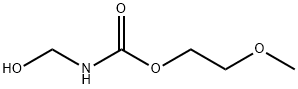2-methoxyethyl (hydroxymethyl)carbamate Structure