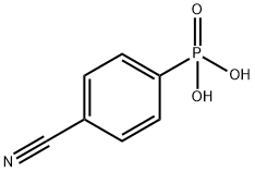 (4-CYANO-PHENYL)-PHOSPHONIC ACID Structure