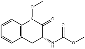 (R)-Methyl 1-Methoxy-2-oxo-1,2,3,4-tetrahydroquinolin-3-ylcarbaMate 구조식 이미지