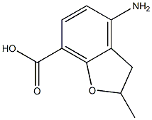 7-Benzofurancarboxylicacid,4-amino-2,3-dihydro-2-methyl-,(+)-(9CI) 구조식 이미지