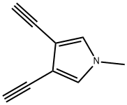 1H-Pyrrole, 3,4-diethynyl-1-methyl- (9CI) Structure
