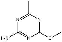 2-Amino-4-methoxy-6-methyl-1,3,5-triazine 구조식 이미지