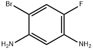 2-브로모-4-플루오로벤젠-1,5-디아민 구조식 이미지