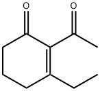 2-Cyclohexen-1-one, 2-acetyl-3-ethyl- (9CI) Structure