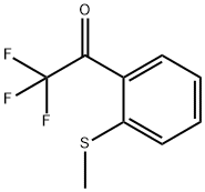 Ethanone, 2,2,2-trifluoro-1-[2-(methylthio)phenyl]- (9CI) Structure