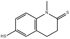 2(1H)-Quinolinethione,  3,4-dihydro-6-mercapto-1-methyl- 구조식 이미지