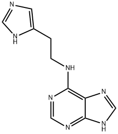 N-[2-(1H-imidazol-4-yl)ethyl]-1H-adenine Structure