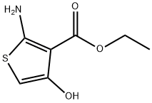 2-Amino-4-hydroxy-3-thiophenecarboxylic acid ethyl ester Structure