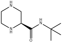 (S)-(-)-2-T-BUTYL-2-PIPERAZINECARBOXAMIDE Structure