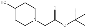 (4-Hydroxy-piperidin-1-yl)-acetic acid tert-butyl ester 구조식 이미지