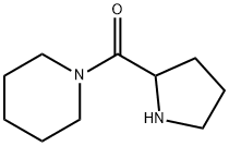 Piperidine, 1-(2-pyrrolidinylcarbonyl)- (9CI) Structure