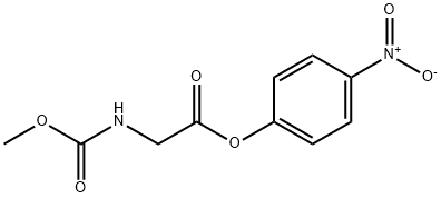 methoxycarbonylglycine 4-nitrophenyl ester Structure