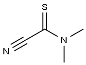 Dimethylthiocarbamoyl cyanide Structure