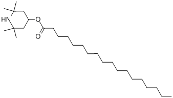 지방산, C=12-21 및 C=18-불포화,  2,2,6,6-테트라메틸-4-파이퍼리디닐 에스터류 구조식 이미지