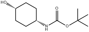 TERT-BUTYL CIS-4-HYDROXYCYCLOHEXYLCARBAMATE 구조식 이미지