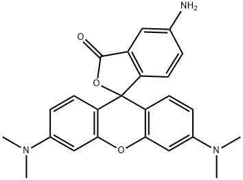 5-Aminotetramethylrhodamine 구조식 이미지